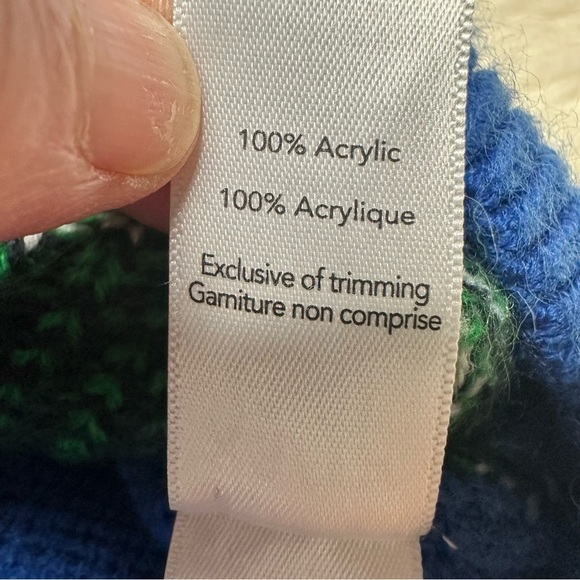 George Merry T-Rex Mas Sweater Blue Size 5T - Picture 8 of 16